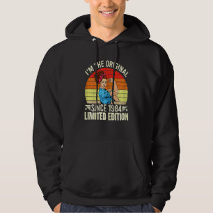 Kvinnor jag är originalet sedan 1984 Coola Stil Re Hoodie