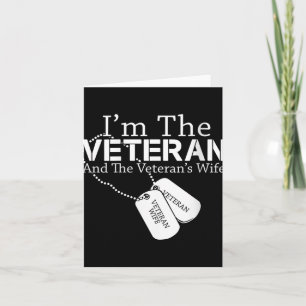 Kvinnor Jag Är Veteranen Veterandagen USA:s Militä Kort