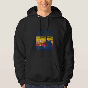 Kvinnor Jag Gillar Öl Och Camping Och Kanske 3 Män Hoodie