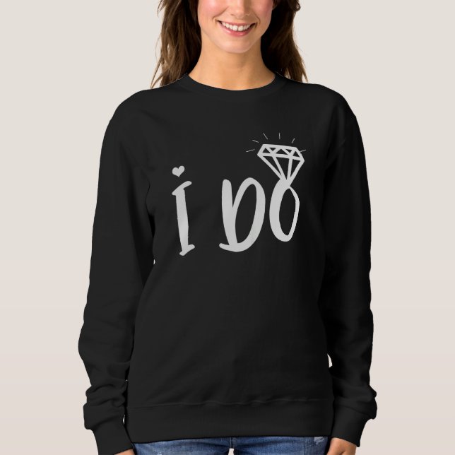 Kvinnor Jag Gör Matchande Bröllop Och Spennpartaj T Shirt (Framsida)