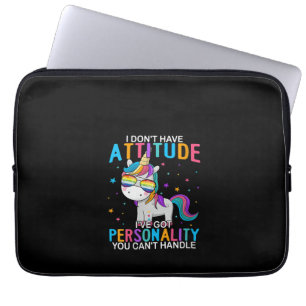Kvinnor Jag Har Inte Attityd Jag Har Personlighet  Laptop Fodral