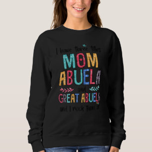 Kvinnor jag har tre titles Mamma Abuela Underbar A T Shirt