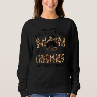 Kvinnor jag har två titlar Mamma och barn Mothe T Shirt