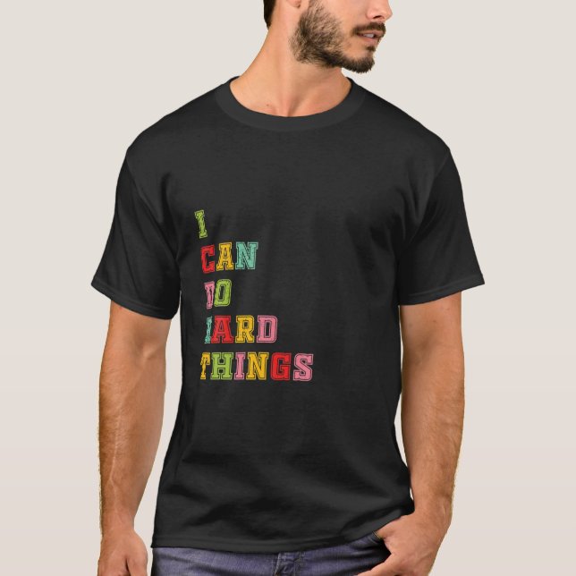 Kvinnor jag kan göra hårt Sak på sommarlägenheten T Shirt (Framsida)