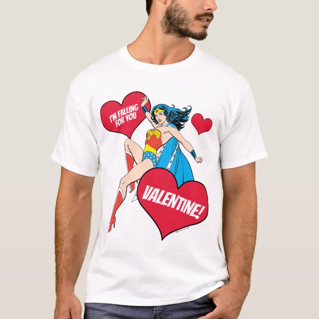  kvinnor | Jag sjunker för dig Valentine T Shirt (Framsida)