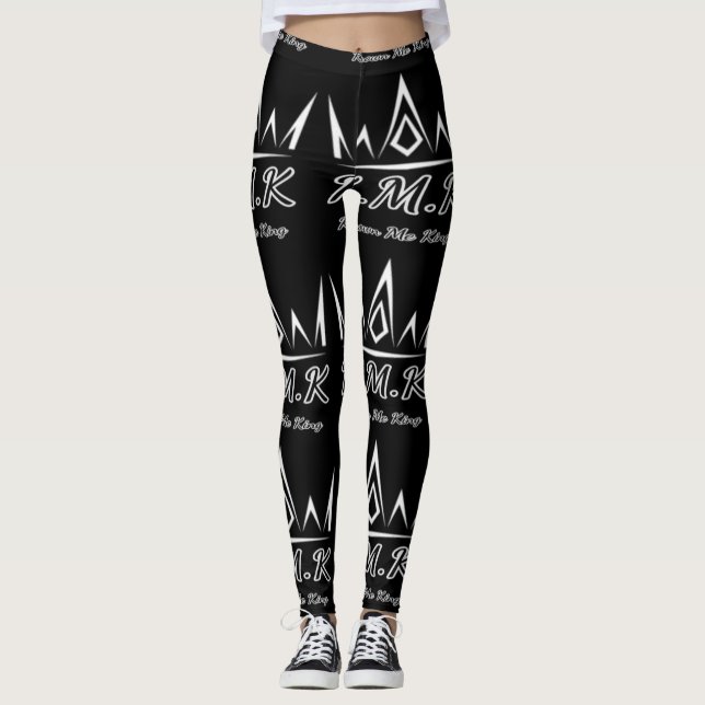 Kvinnor K.M.K. Black Leggings (Framsida)