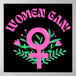 Kvinnor kan feminisera poster