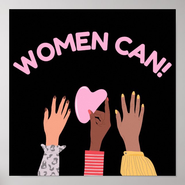 Kvinnor kan feminisera poster (Framsidan)