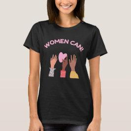 Kvinnor kan feminisera t shirt