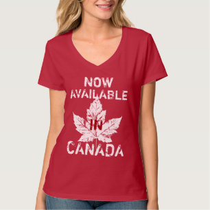 Kvinnor Kanada Tröjor Roliga Kanada Souvenir Topp