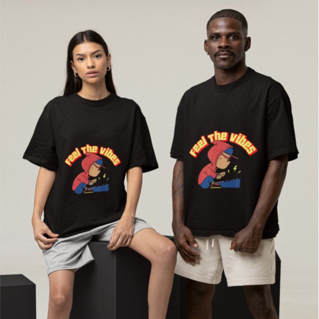 Kvinnor - Känn vibe T Shirt (Skapare uppladdad)