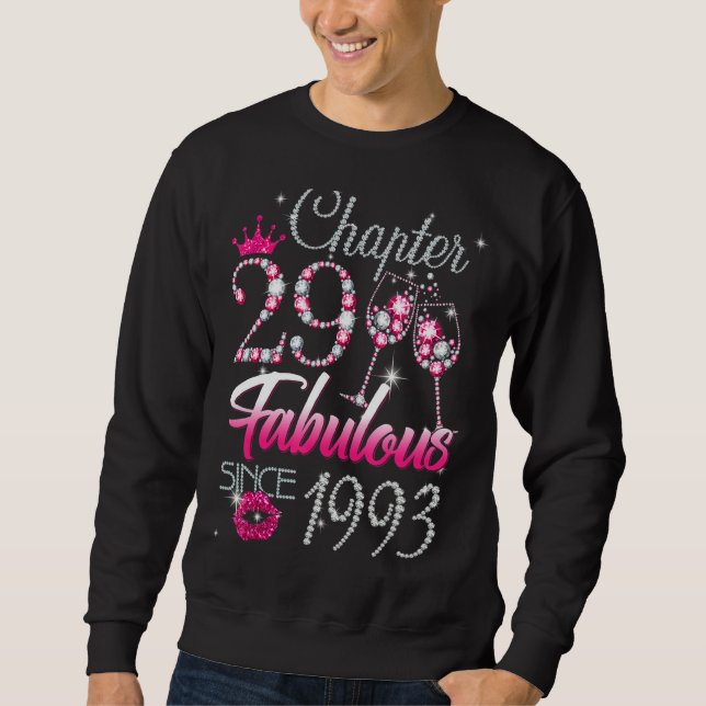 KVINNOR Kapitel 29 Fabulous sedan 1993 29 Birthda Lång Ärmad Tröja (Framsida)