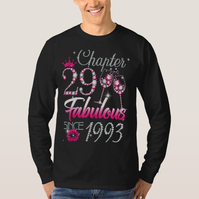 KVINNOR Kapitel 29 Fabulous sedan 1993 29 Birthda T Shirt (Framsida)