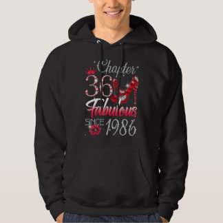 KVINNOR Kapitel 36 Fabulous sedan 1986 36th Birthd Hoodie