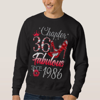 KVINNOR Kapitel 36 Fabulous sedan 1986 36th Birthd Lång Ärmad Tröja