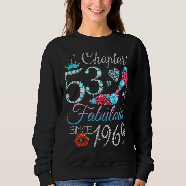 KVINNOR Kapitel 53 Fabulous sedan 1969 53 Birthda T Shirt (Framsida)
