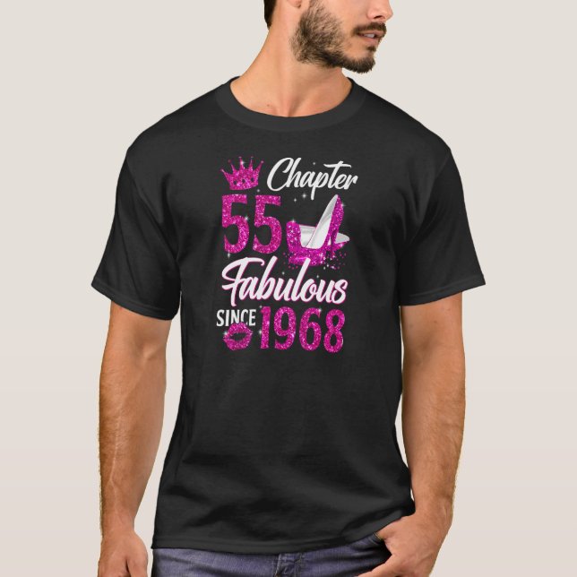 KVINNOR Kapitel 55 Fjäderfä Sedan 1968 55:e födels T Shirt (Framsida)