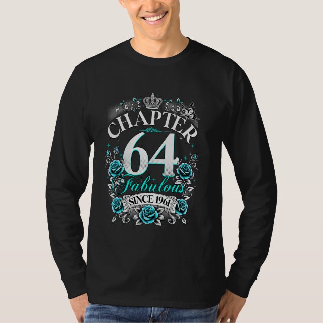 KVINNOR Kapitel 64 Fabulous sedan 1961 64 Birthda T Shirt (Framsida)