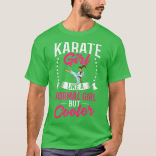 Kvinnor Karate Fighter Black Bälte Lesson Utbildni T Shirt