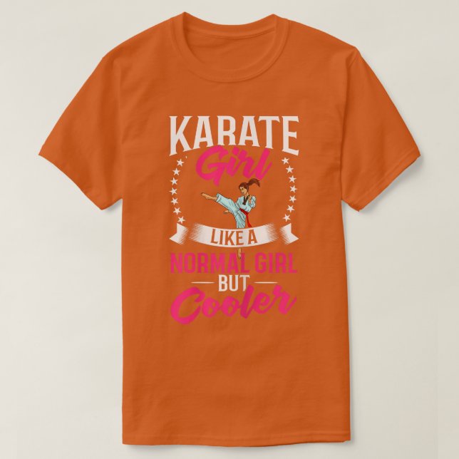 Kvinnor Karate Fighter Black Bälte Lesson Utbildni T Shirt (Design framsida)