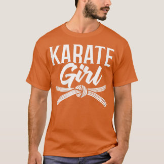 Kvinnor Karate Fighter Black Bälte Lesson Utbildni T Shirt