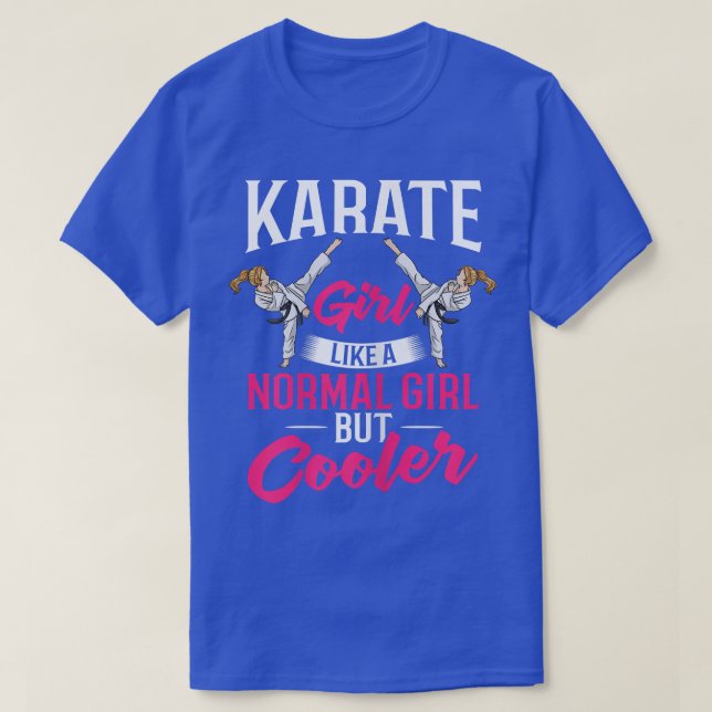 Kvinnor Karate Fighter Black Bälte Lesson Utbildni T Shirt (Design framsida)