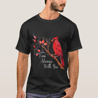 Kvinnor kardinalfåglar: alltid med dig, sötad te t shirt