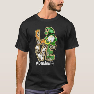 Kvinnor Kärlek Deedee Life Gnome Funny St Patrick' T Shirt