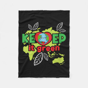 Kvinnor Keep It Green - Miljöskydd Fleecefilt