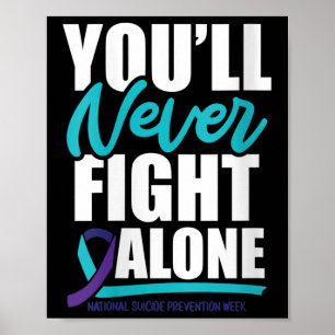 Kvinnor Kommer Du Aldrig Att Slåss Ensam Nationell Poster