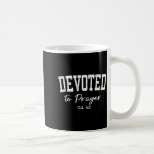 Kvinnor Kristna Tröjor Hängivna åt Bön Bibeln Kaffemugg