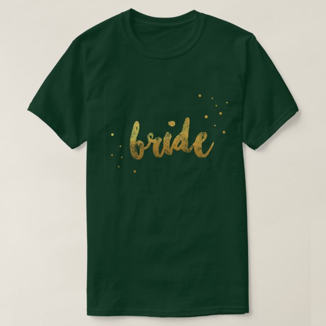 Kvinnor Kvinnors Möhippa Bröllop Brud gå T Shirt (Design framsida)
