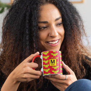 kvinnor Lägg till namn och monogram Mugg