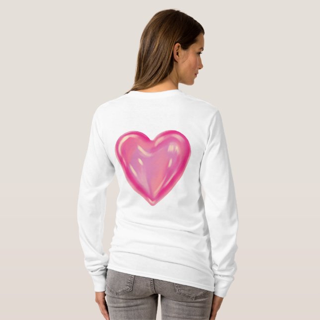 Kvinnor långärmad t-shirt  (Hel baksida)