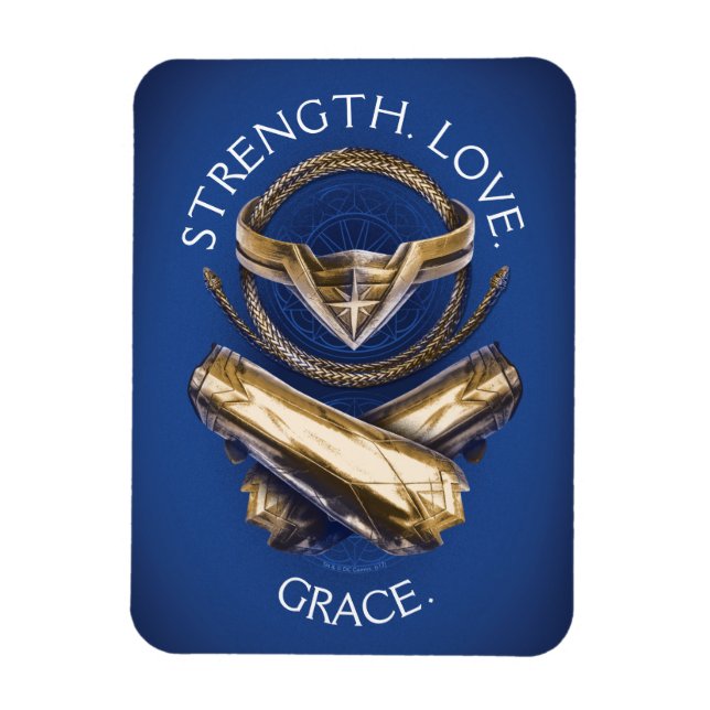  kvinnor, lasso och armband magnet (Vertikal)