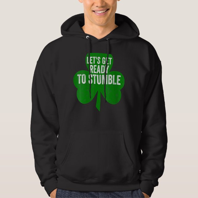 Kvinnor Låt oss Redo till den stumble Funny Saint  Hoodie (Framsida)