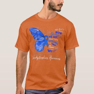 Kvinnor Leukodystrophies Awareness Blue Ribbon But T Shirt