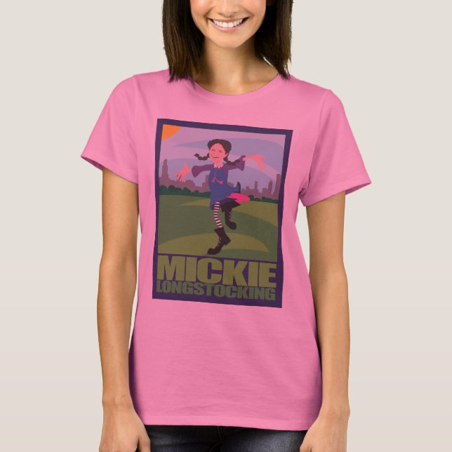 Kvinnor Long muffa T Shirt (Framsida)