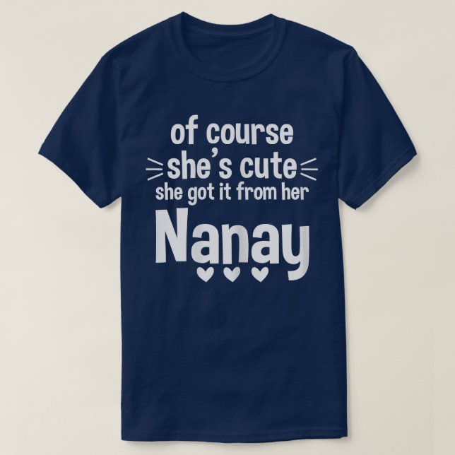 Kvinnor Lucky som bästa mormor T Shirt (Design framsida)