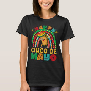 Kvinnor Lycklig Cinco De Mayo Mexican Fiesta 5 maj T Shirt