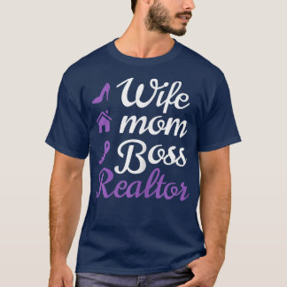 Kvinnor, maka, Mamma, Chef och realtor T Shirt