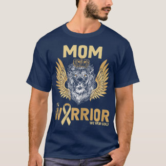 Kvinnor Mamma i en barncancer T Shirt