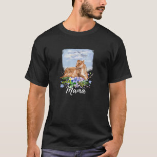Kvinnor Mamma Lejona Mamma Lioness och Unge Mamma T Shirt