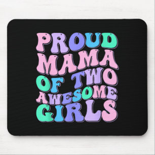 Kvinnor mamma till 2 flickor två döttrar mors dag  musmatta
