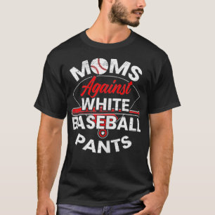 Kvinnor Mammor mot vit baskiska Byxor Sport Lov T Shirt