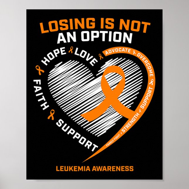 Kvinnor Manar Leukemi Medvetenhet om kampen mot le Poster (Framsidan)