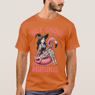 Kvinnor Mäns Roligt Halloween Het Ghoul Sommar Som T Shirt