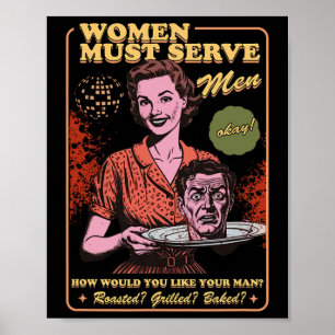 Kvinnor måste Manar som talar liberalt feminist Poster