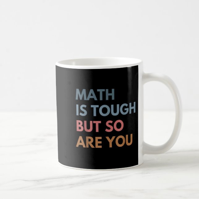 Kvinnor Matematik Är Svårt Men Det Är Du Också Mat Kaffemugg (Höger)