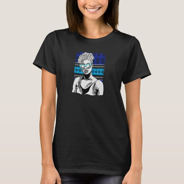 Kvinnor med AFROTHT Tattoo T Shirt (Framsida)